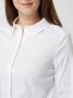 Comma Klassieke blouse in elastische katoenmix - Thumbnail 8
