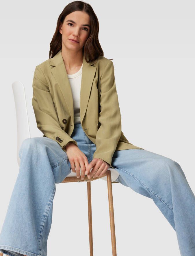 comma Casual Identity Blazer met klepzakken
