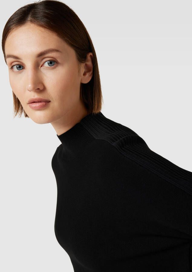 Comma Gebreide pullover met opstaande kraag - Foto 2