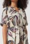 Comma Loose fit maxi-jurk met tunnelkoord en pofmouwen - Thumbnail 2