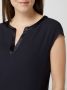 Comma Shirt met V-hals in zijdematte look in viscosemix - Thumbnail 5