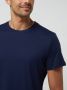 Desoto t-shirt donkerblauw ronde hals effen katoen - Thumbnail 3