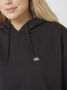 Dickies Zwarte trui met capuchon en logo patch Zwart Dames - Thumbnail 3