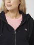 Dickies Zwart Zip-Through Sweatshirt Herfst Winter Black Dames - Thumbnail 3
