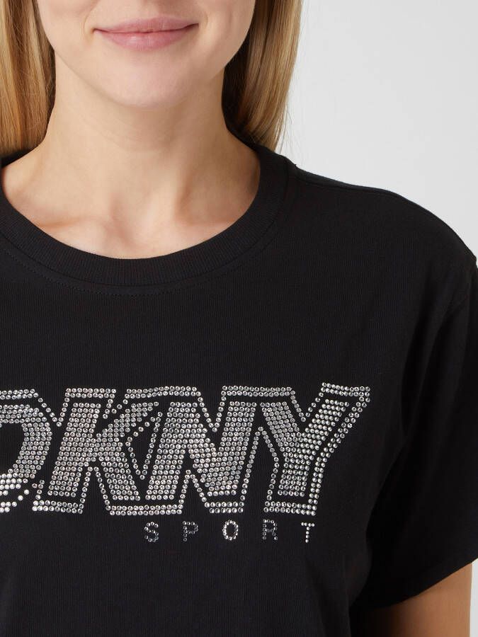 DKNY PERFORMANCE Shirtjurk met logo van strass-steentjes - Foto 2