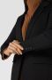 Drykorn Atlin_2 Blazer Zwart Slim Fit Schoudervullingen Black Dames - Thumbnail 2