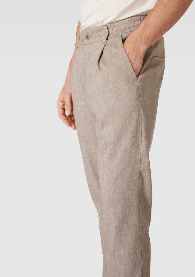 drykorn Broek met bandplooien model 'Chasy'