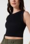Drykorn Korte top met ribboorden model 'NADEEN' - Thumbnail 2