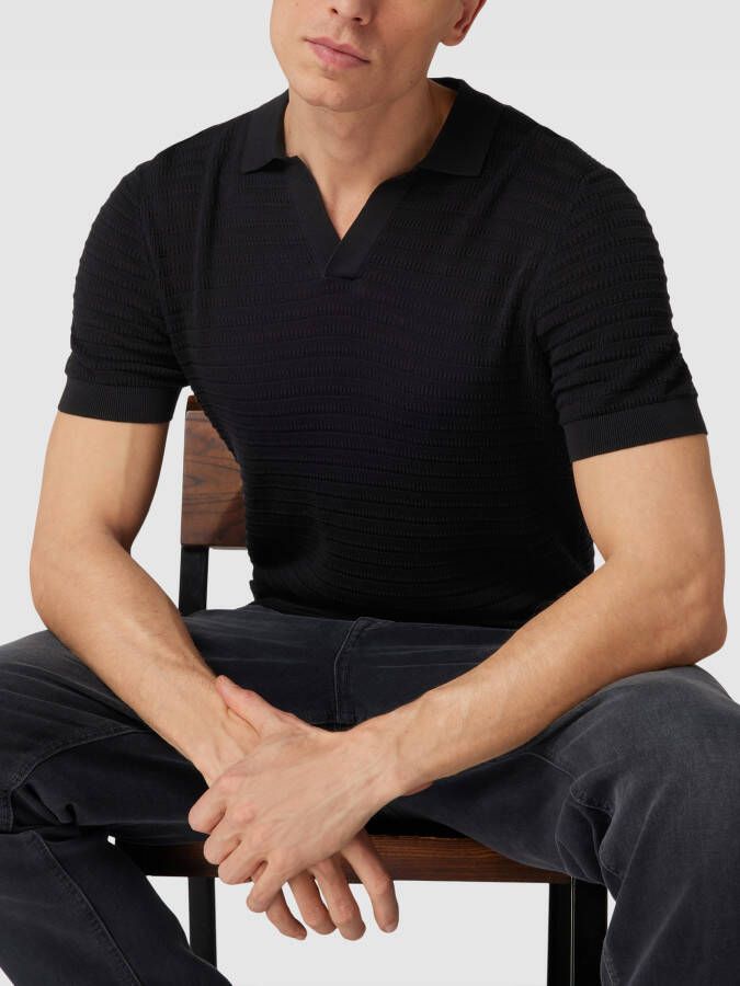 drykorn Poloshirt met V-hals model 'Braian'