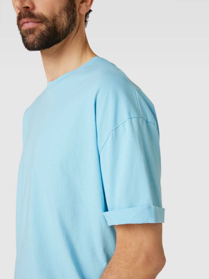 drykorn T-shirt met vaste mouwomslagen model 'THILO'