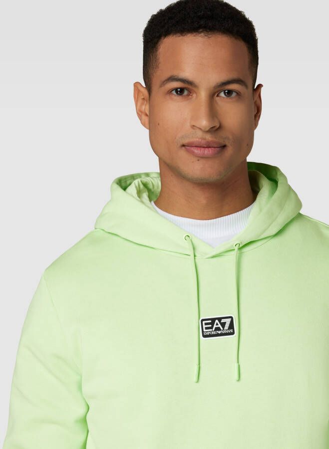 EA7 Emporio Armani Hoodie met kangoeroezak