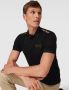 Emporio Armani EA7 Zwart Logo Polo Shirt Black Heren - Thumbnail 2