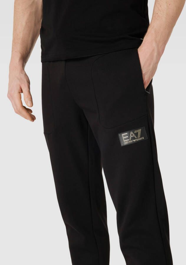 EA7 Emporio Armani Sweatpants met labelpatch