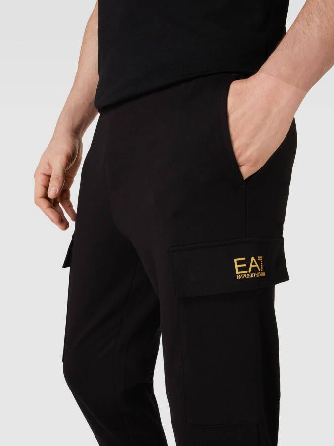 EA7 Emporio Armani Sweatpants met labelprint