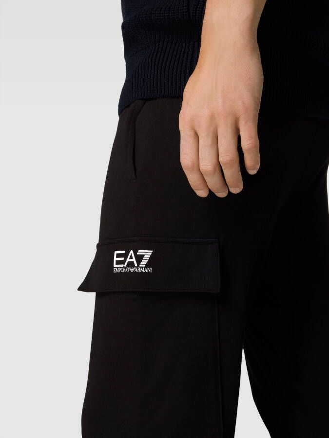 EA7 Emporio Armani Sweatpants met labelprint