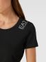 Emporio Armani EA7 T-shirt met logo Black Dames - Thumbnail 2
