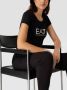 Emporio Armani EA7 Bedrukt T-shirt Black Dames - Thumbnail 3