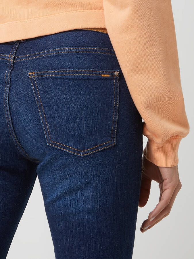 edc by esprit Skinny fit capri-jeans met stretchgehalte