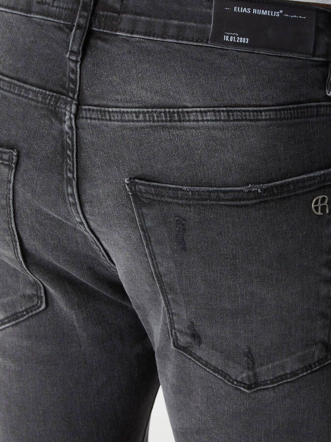 ELIAS RUMELIS Tapered fit jeans in used-look - Foto 2