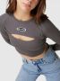Ellesse Kort shirt met lange mouwen en cut-out model 'LISSA' - Thumbnail 2