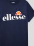 Ellesse T-shirt Malia donkerblauw Katoen Ronde hals Logo 128-134 - Thumbnail 2