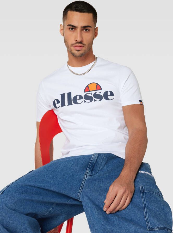 Ellesse T-shirt met labelprint model 'PRADO'