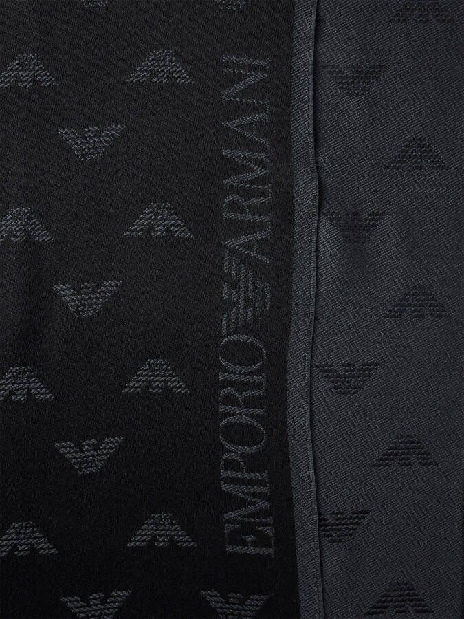 Emporio Armani Sjaal met all-over labelmotief