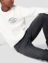 Emporio Armani Witte Sweater van Dubbel Jersey met Bicolor Adelaar Patch White Heren - Thumbnail 3