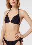 ESPRIT Women Beach voorgevormde triangel bikinitop Joia met ribstructuur zwart - Thumbnail 4