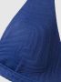 ESPRIT Women Beach voorgevormde halter bikinitop met textuur blauw - Thumbnail 3