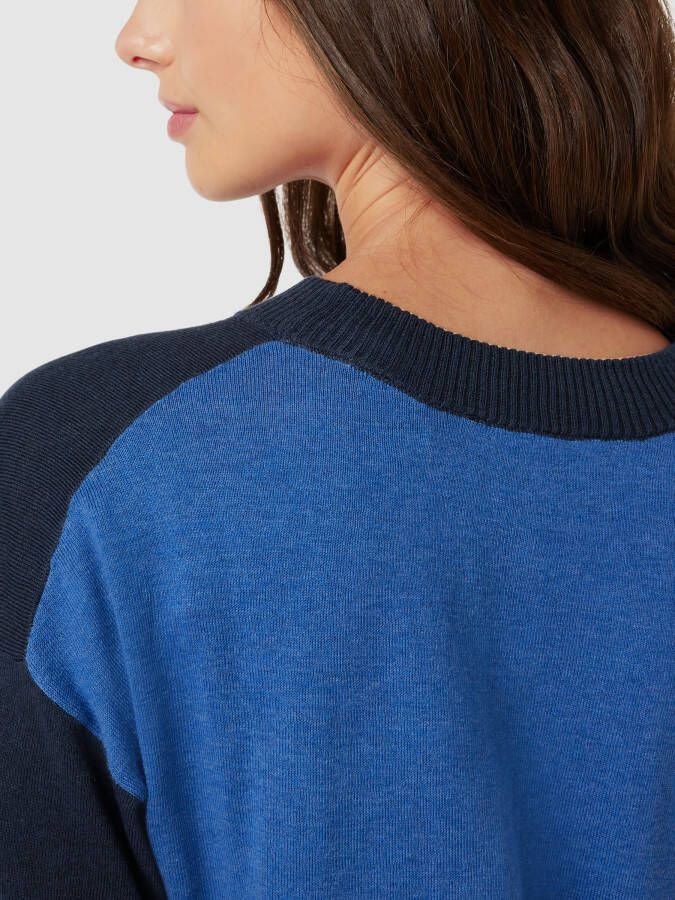 Esprit Gebreide pullover in two-tone-stijl