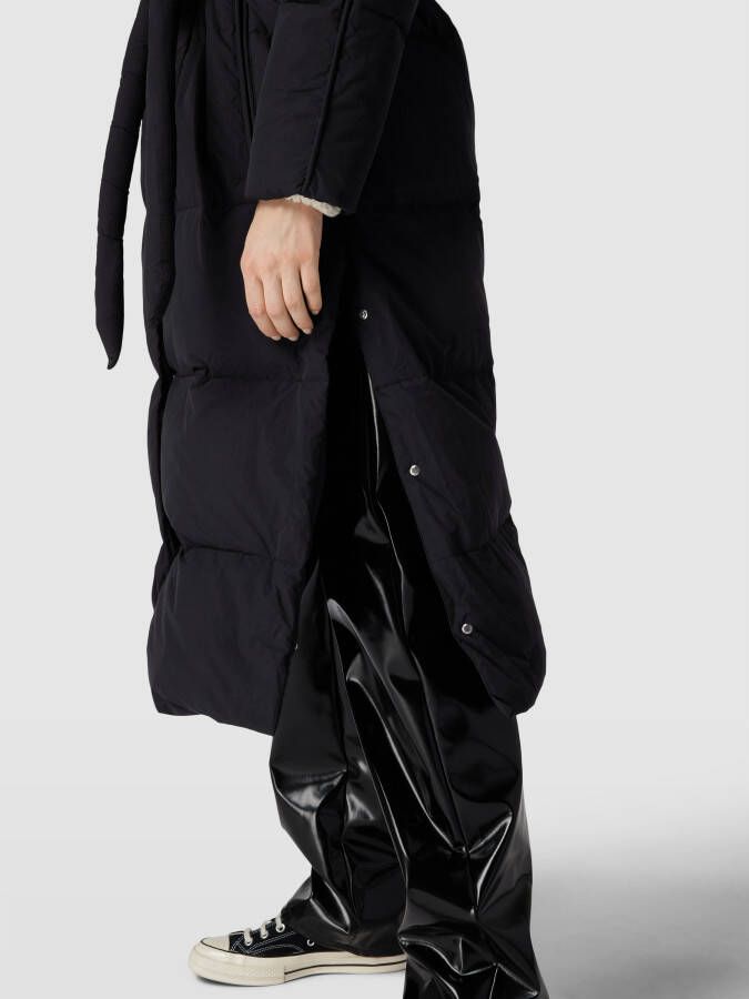 Esprit Gewatteerde lange jas met tailleriem model 'Puffer Mantel' - Foto 2