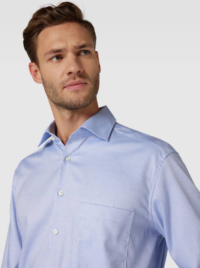 Eterna Comfort fit zakelijk overhemd met kentkraag