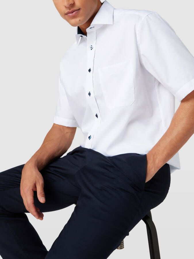 Eterna Comfort fit zakelijk overhemd met new-kentkraag