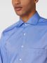 Eterna business overhemd Modern Fit normale fit donkerblauw geprint katoen - Thumbnail 4