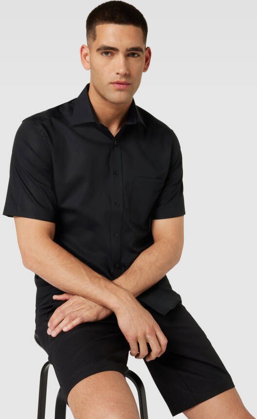 Eterna Regular fit zakelijk overhemd met borstzak model 'KENT'