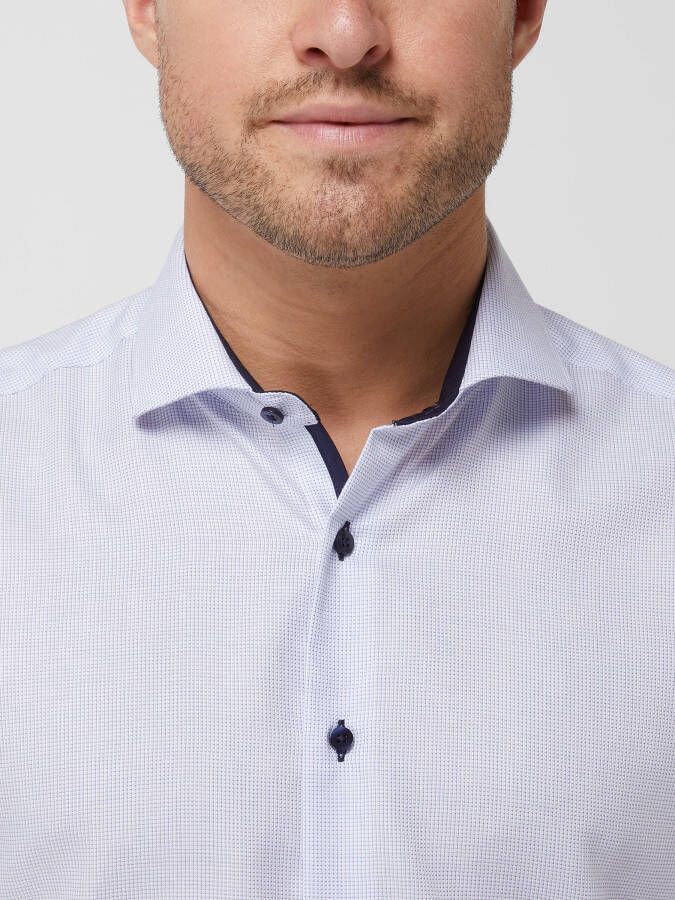 Eterna Slim fit zakelijk overhemd van katoen