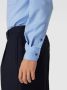 Eterna business overhemd Comfort Fit blauw effen 100% katoen - Thumbnail 3