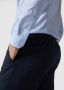Eton 100% katoenen business overhemd slim fit lichtblauw met streep - Thumbnail 3