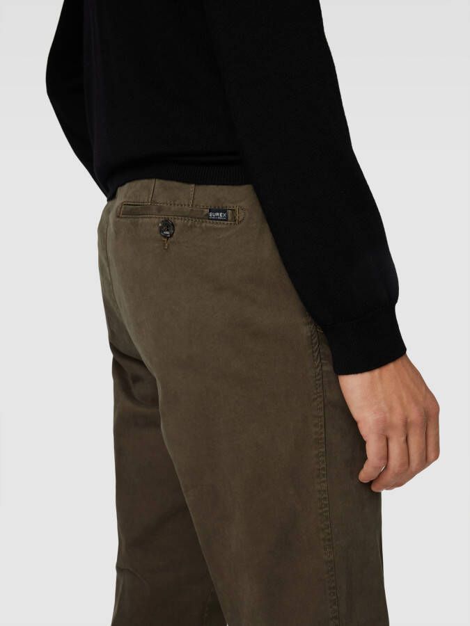 Eurex By Brax Broek met persplooien model 'JIM'