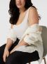 Evoked Vila PLUS SIZE tanktop met ronde hals model 'Jenni' - Thumbnail 3