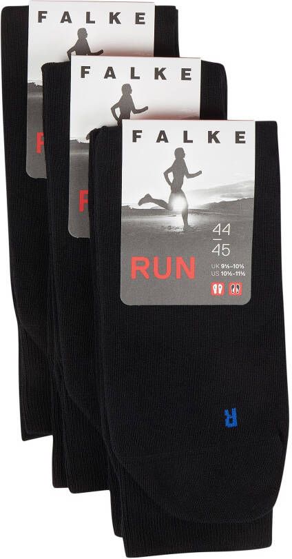 Falke Sokken met gevoerde zool in een set van 3 paar model 'Run' - Foto 2
