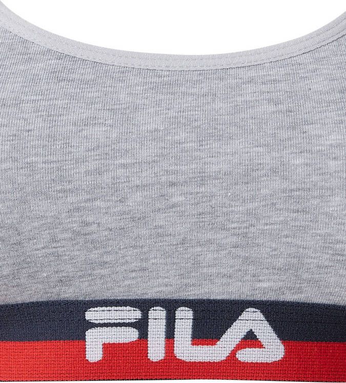 Fila Bustier met logo in band