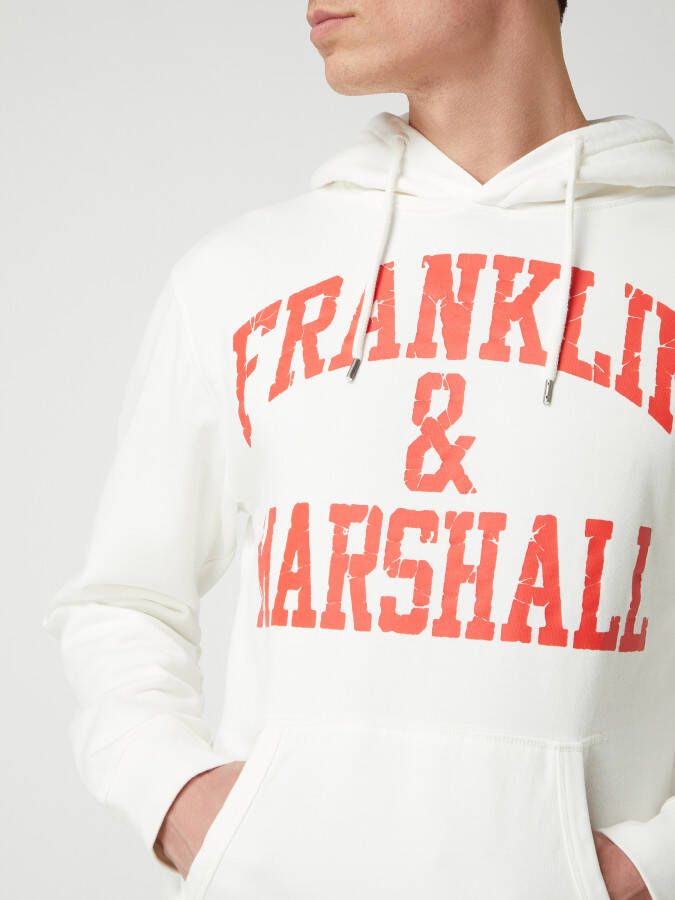 Franklin & Marshall Hoodie van katoen