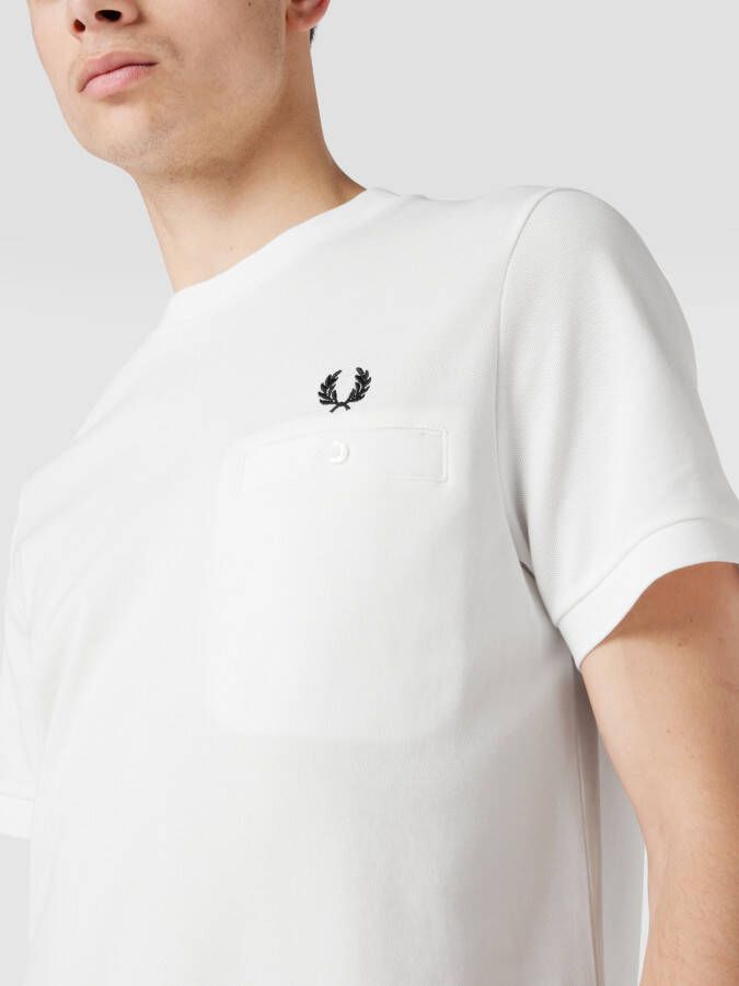 Fred Perry T-shirt met labelstitching