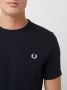 Fred Perry T-shirt met logostitching model 'RINGER' - Thumbnail 9