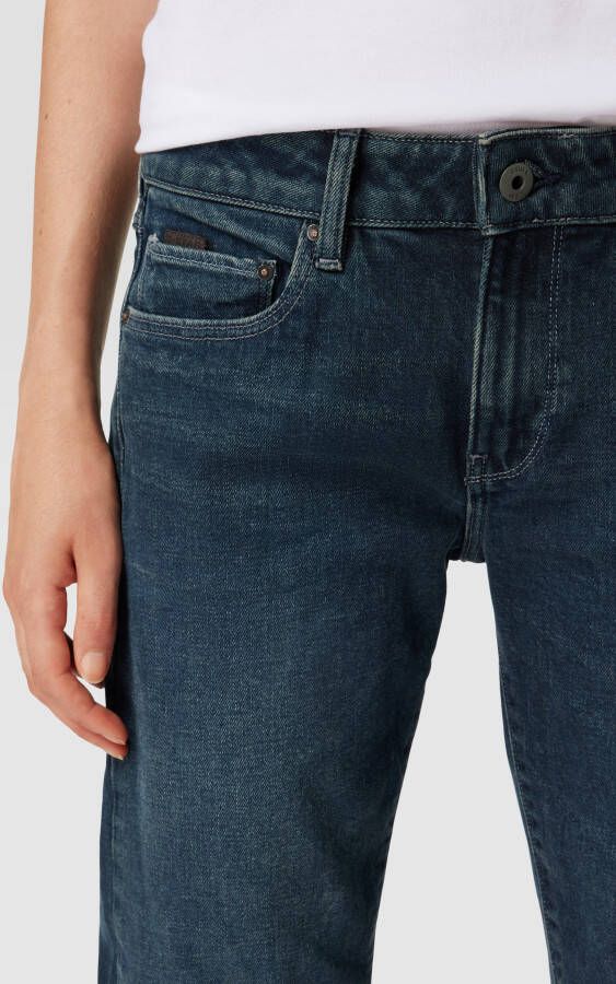 G-Star Raw Jeans met labelpatch van leer model 'Kate'