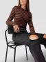 G-Star RAW Shirt met lange mouwen Long sleeve Slim rib 2.0 stripe l\s - Thumbnail 3