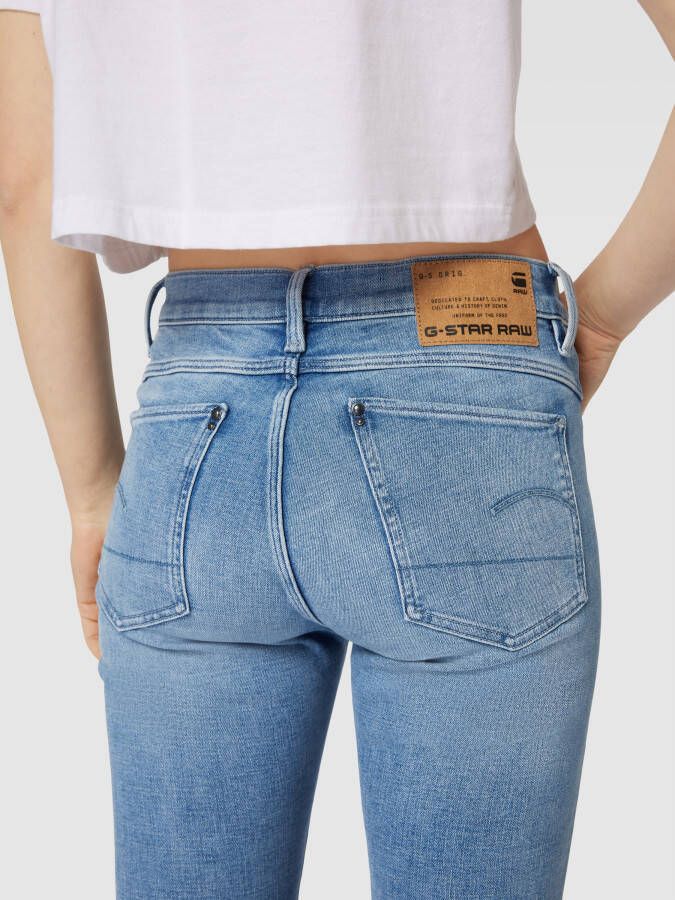 G-Star Raw Skinny fit jeans met labeldetails