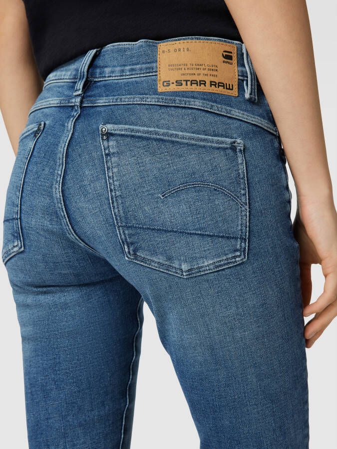 G-Star Raw Skinny fit jeans met labeldetails